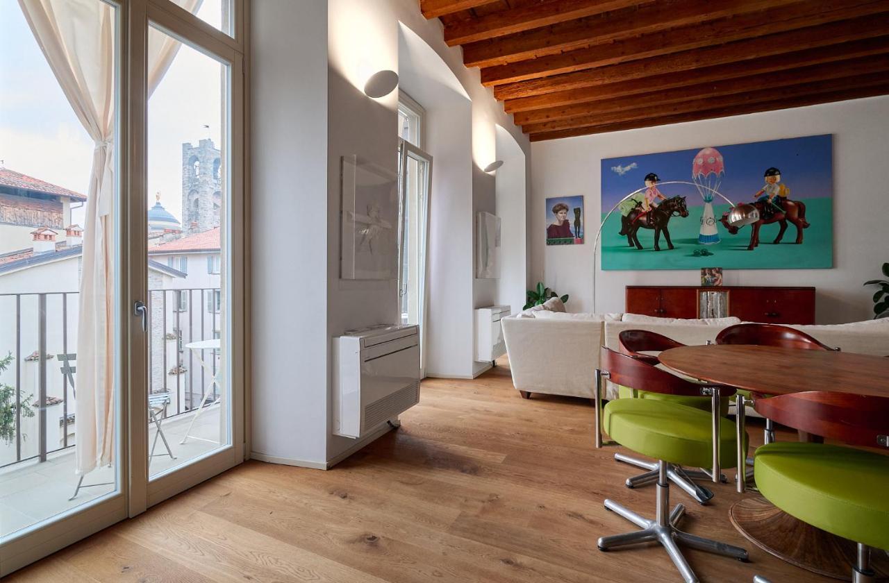 "Camera Con Vista" Bergamo Alta Bagian luar foto